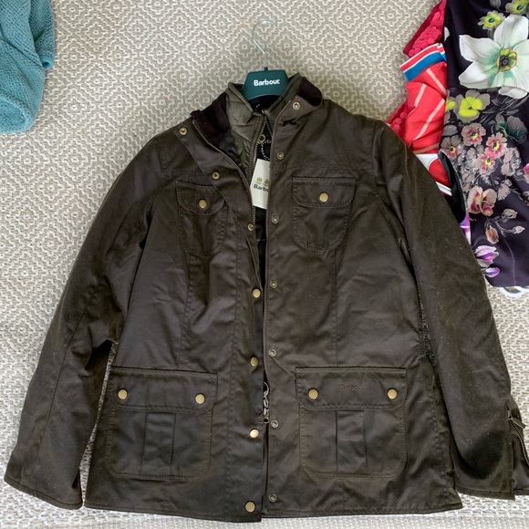 barbour ashley wax jacket